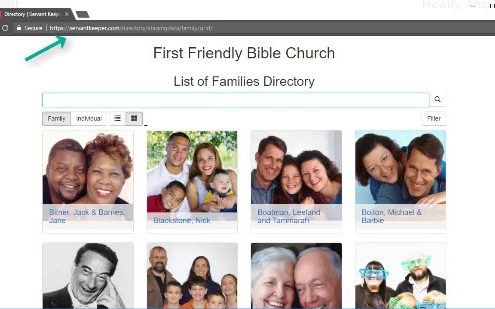 servant keeper online directory can be linked to from your church website, social media, or accessed via an app on your phone.